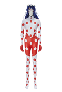 Officially Licensed Miraculous Wedding Dream Ladybug Cosplay Jumpsuit