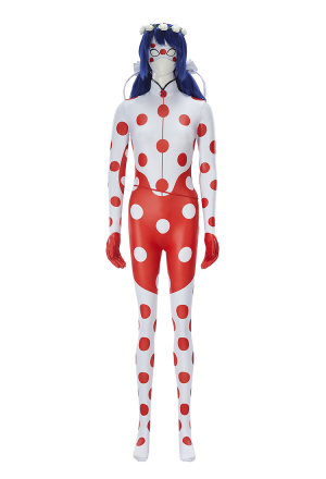 Officially Licensed Miraculous Wedding Dream Ladybug Cosplay Jumpsuit