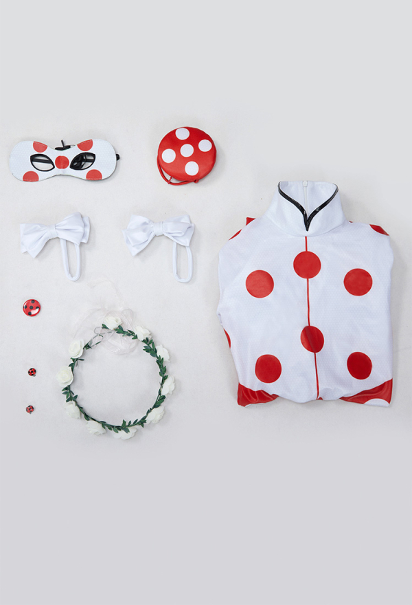 Officially Licensed Miraculous Wedding Dream Ladybug Cosplay Jumpsuit