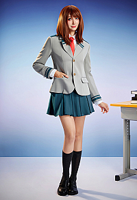 Officially Licensed My Hero Academia School Uniform Set Cosplay Costume for Women