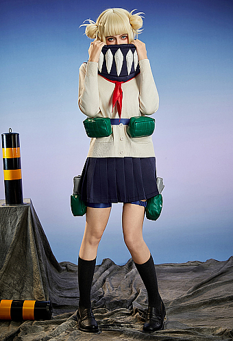 Officially Licensed My Hero Academia Himiko Toga Cosplay Costume Set