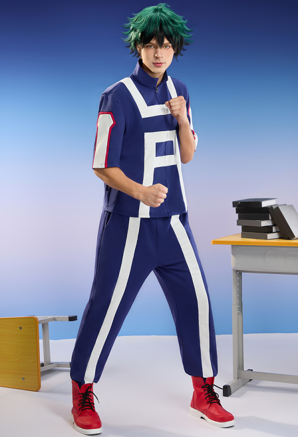 Officially Licensed My Hero Academia Training Uniform Set Cosplay Costume for Men