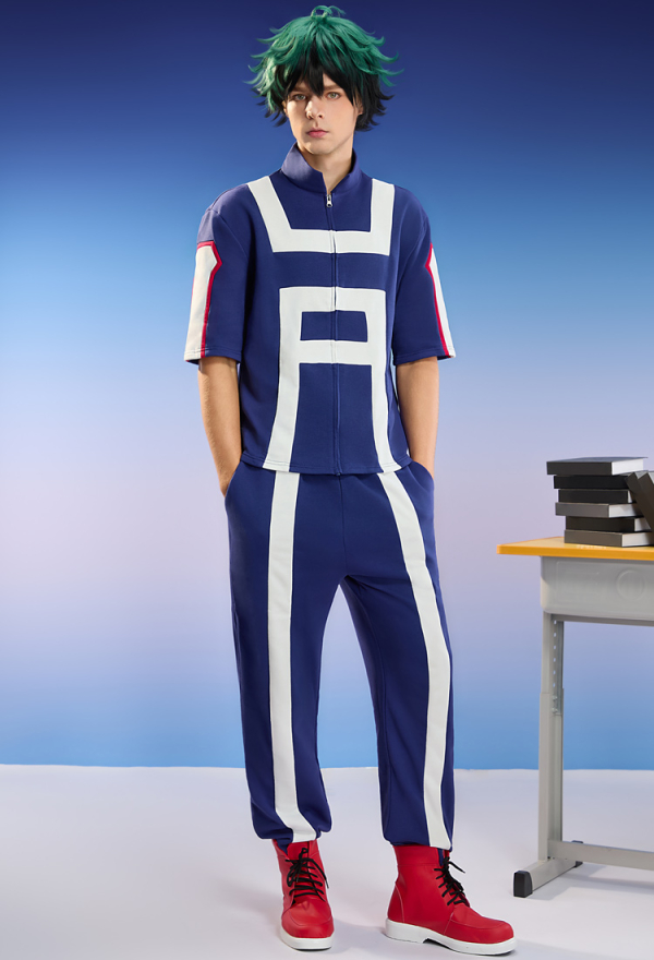 Officially Licensed My Hero Academia Training Uniform Set Cosplay Costume for Men