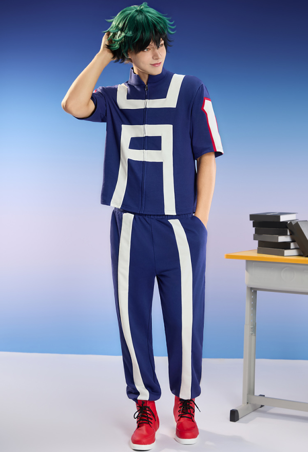 Officially Licensed My Hero Academia Training Uniform Set Cosplay Costume for Men