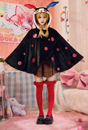 Officially Licensed Puella Magi Madoka Magica Charlotte Dessert Witch Hooded Cloak