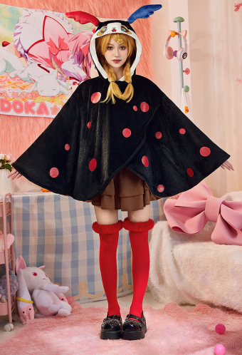 Officially Licensed Puella Magi Madoka Magica Charlotte Dessert Witch Hooded Cloak