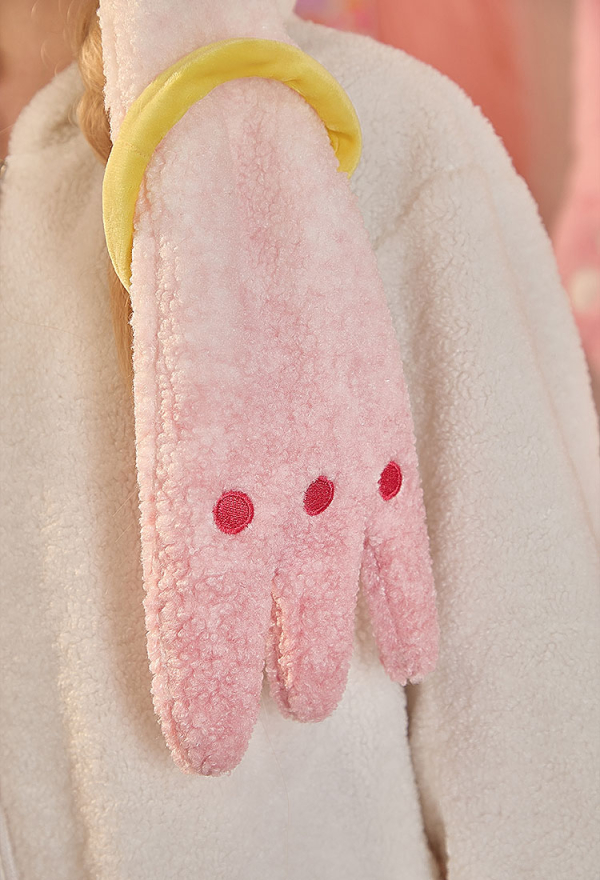 Officially Licensed Puella Magi Madoka Magica Cozy Kyubey Jumpsuit Pajamas