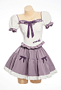 Officially Licensed Puella Magi Madoka Magica Homura Akemi Cosplay Skirt Set