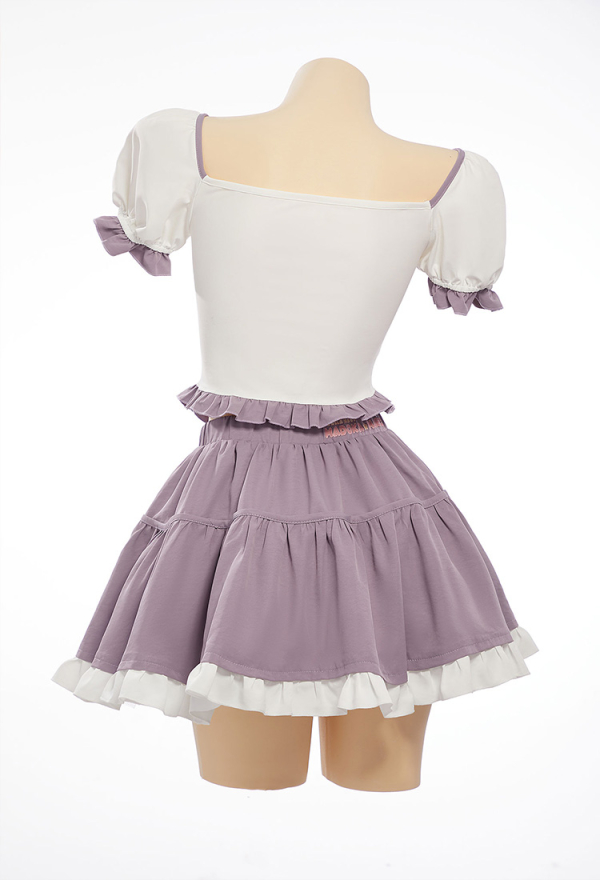 Officially Licensed Puella Magi Madoka Magica Homura Akemi Cosplay Skirt Set