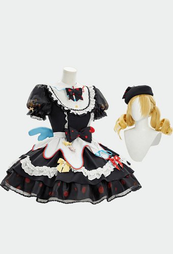 Officially Licensed Puella Magi Madoka Magica Charlotte Cosplay Lolita Dress Set