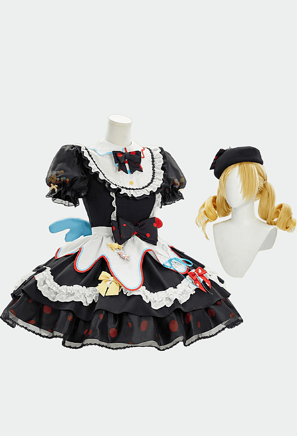 Officially Licensed Puella Magi Madoka Magica Charlotte Cosplay Lolita Dress Set Officially Licensed Puella Magi Madoka Magica Charlotte Cosplay Lolita Dress Set
