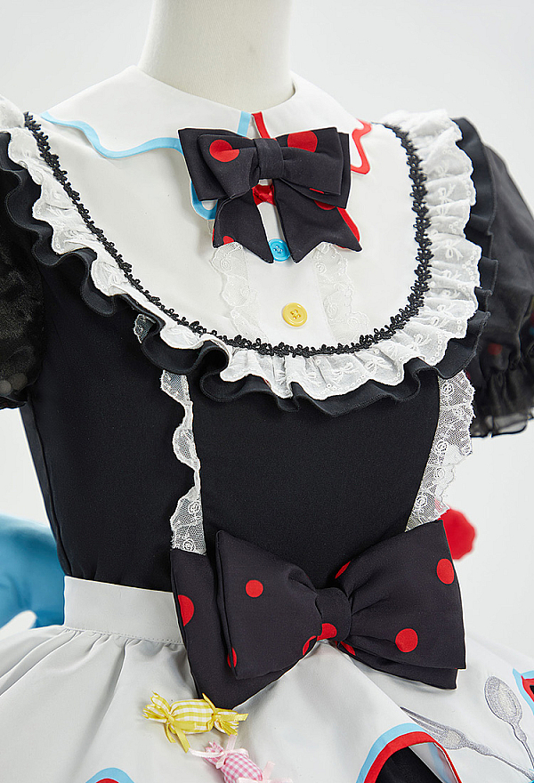 Officially Licensed Puella Magi Madoka Magica Charlotte Cosplay Lolita Dress Set Officially Licensed Puella Magi Madoka Magica Charlotte Cosplay Lolita Dress Set