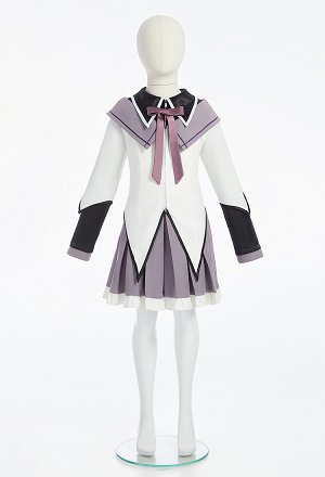 Officially Licensed Puella Magi Madoka Magica Kids Homura Akemi Cosplay Costume Set