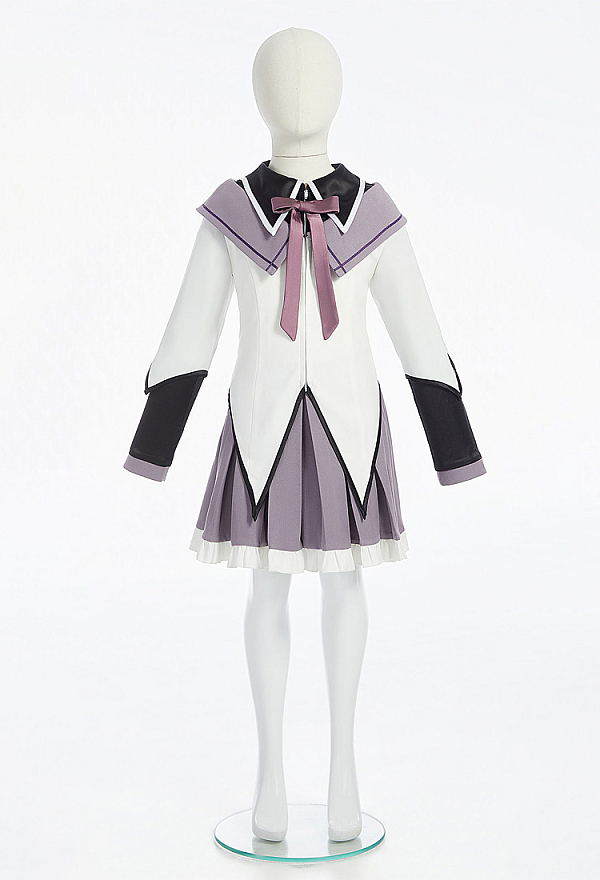 Officially Licensed Puella Magi Madoka Magica Kids Homura Akemi Cosplay Costume Set