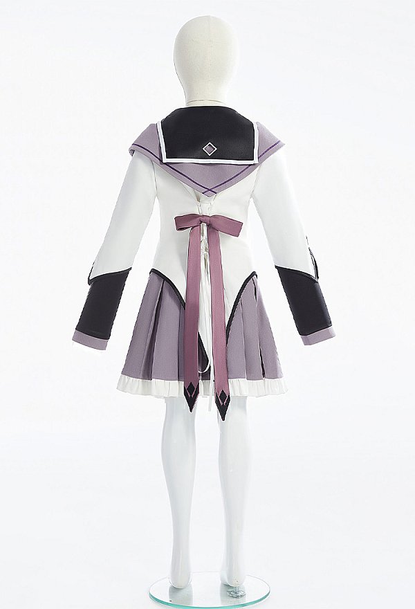Officially Licensed Puella Magi Madoka Magica Kids Homura Akemi Cosplay Costume Set