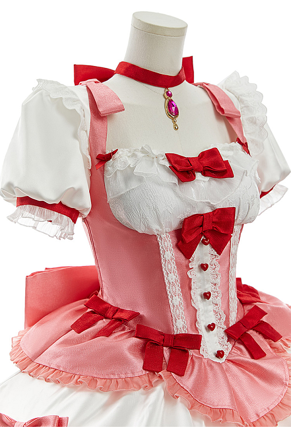Officially Licensed Puella Magi Madoka Magica Madoka Kaname Cosplay Lolita Dress Officially Licensed Puella Magi Madoka Magica Madoka Kaname Cosplay Lolita Dress