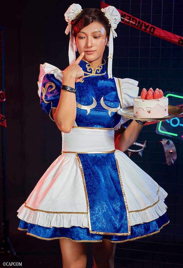 Official Licensed Street Fighter Chun-Li Two Pieces Skirt Sets