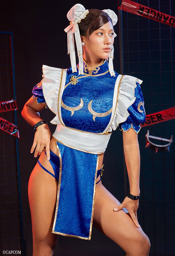 Official Licensed Street Fighter Chun-Li Two Pieces Skirt Sets