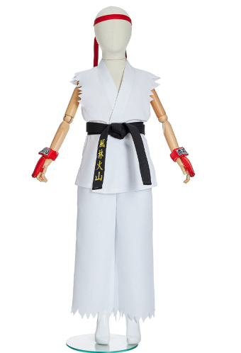 Officially Licensed Street Fighter Ryu Kids Cosplay Costume Set