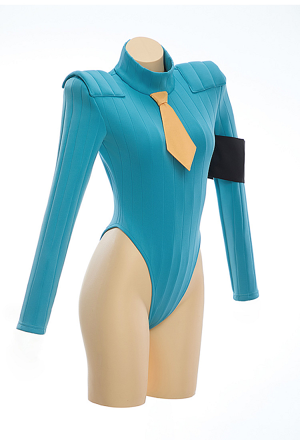 Officially Licensed Street Fighter Classic Cammy Blue Cosplay Costume