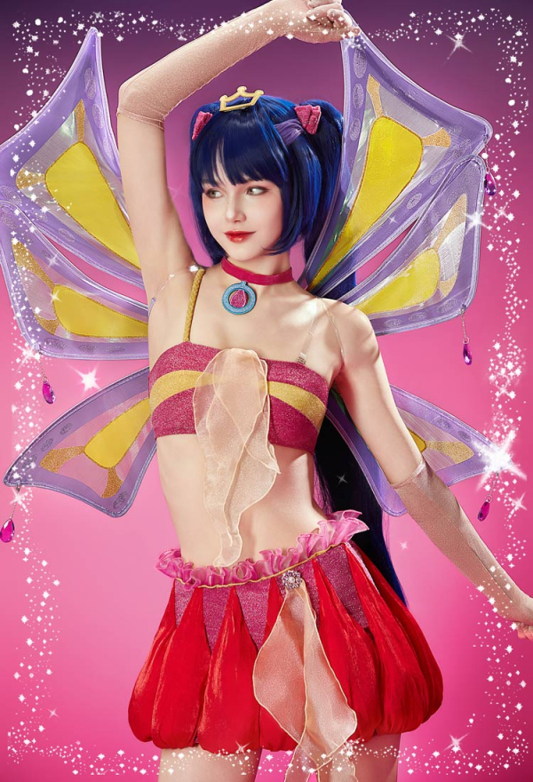 Officially Licensed Winx Club Enchantix Musa Cosplay Costume Set