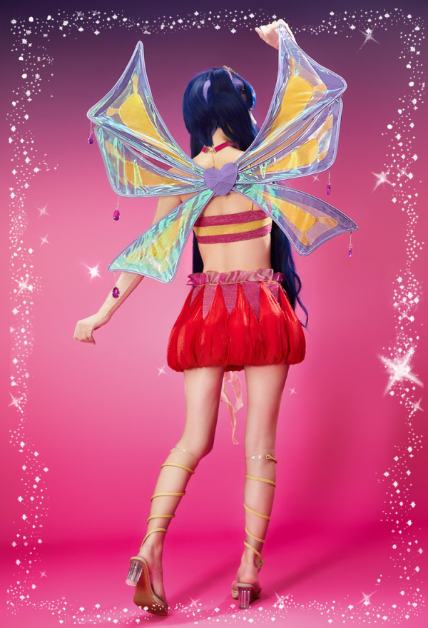 Officially Licensed Winx Club Enchantix Musa Cosplay Costume Set