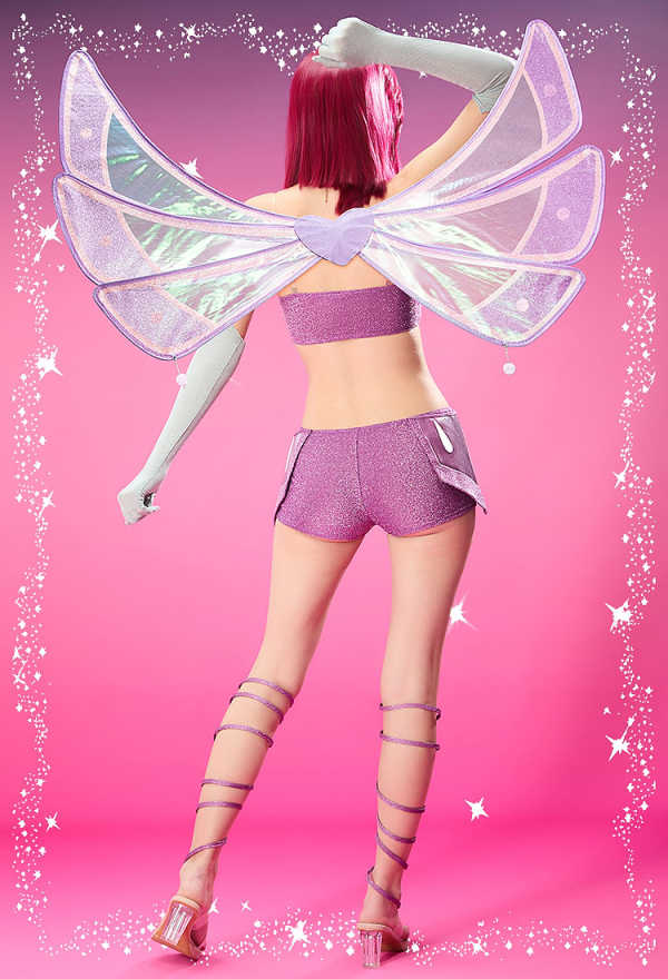 Officially Licensed Winx Club Enchantix Tecna Cosplay Costume Set