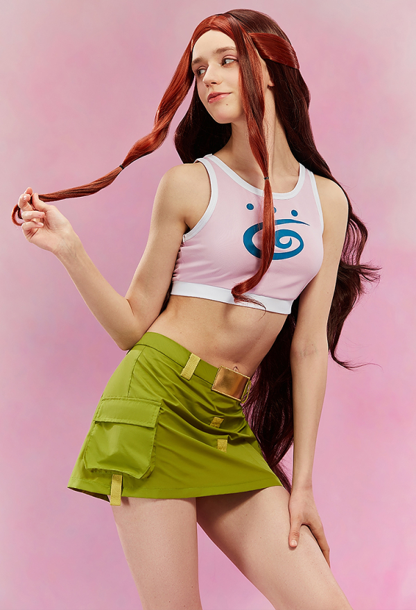 Official Licensed Winx Club Aisha Casual Outfits Cosplay Costume