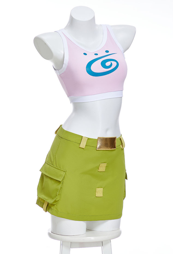 Official Licensed Winx Club Aisha Casual Outfits Cosplay Costume