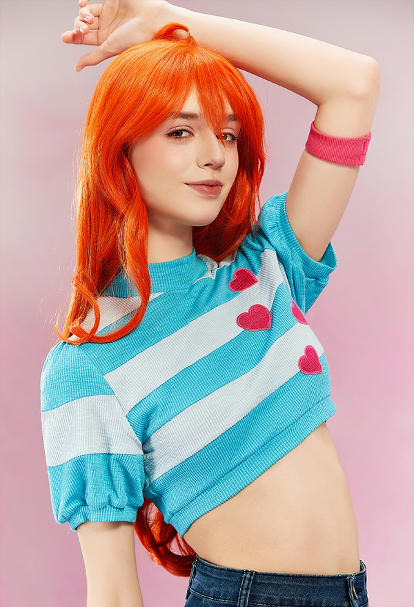 Official Licensed Winx Club Bloom Casual Outfits Cosplay Costume