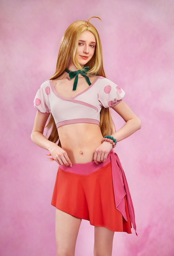 Official Licensed Winx Club Flora Casual Outfits Cosplay Costume