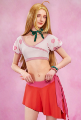 Official Licensed Winx Club Flora Casual Outfits Cosplay Costume