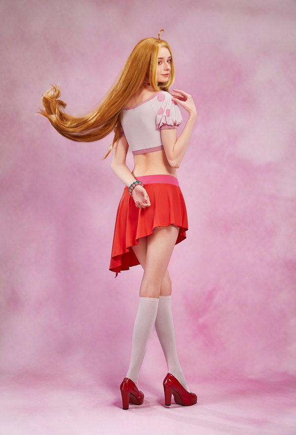 Official Licensed Winx Club Flora Casual Outfits Cosplay Costume