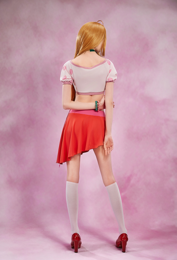 Official Licensed Winx Club Flora Casual Outfits Cosplay Costume