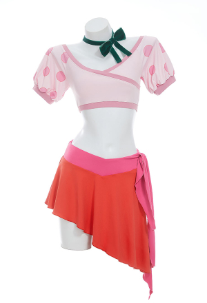 Official Licensed Winx Club Flora Casual Outfits Cosplay Costume