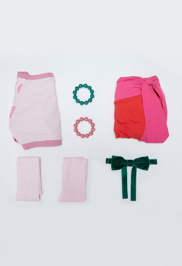 Official Licensed Winx Club Flora Casual Outfits Cosplay Costume