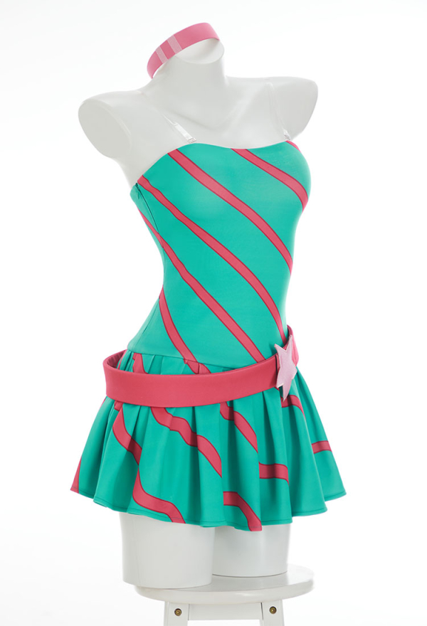 Official Licensed Winx Club Stella Casual Outfits Cosplay Costume