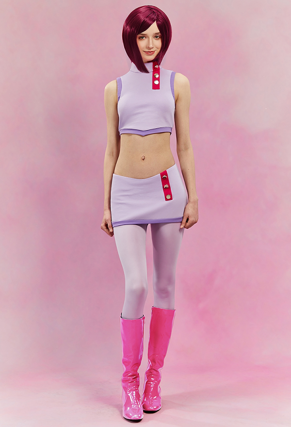 Official Licensed Winx Club Tecna Casual Outfit Cosplay Costume