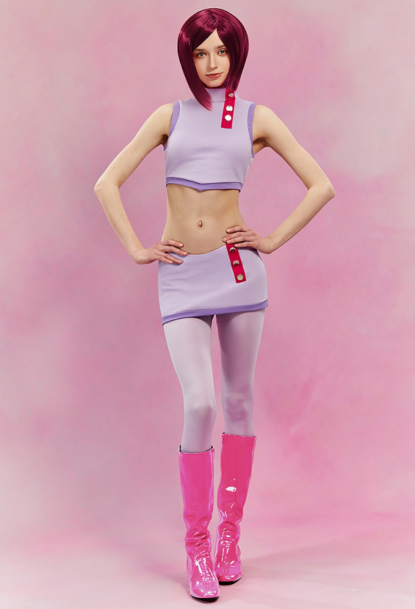 Official Licensed Winx Club Tecna Casual Outfit Cosplay Costume