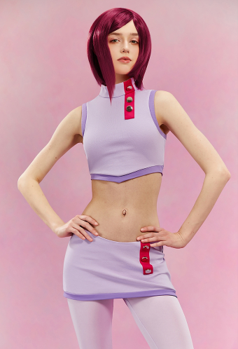 Official Licensed Winx Club Tecna Casual Outfit Cosplay Costume