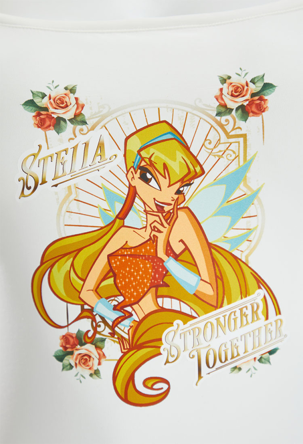Officially Licensed Winx Club Stella Bodysuit with Skirt