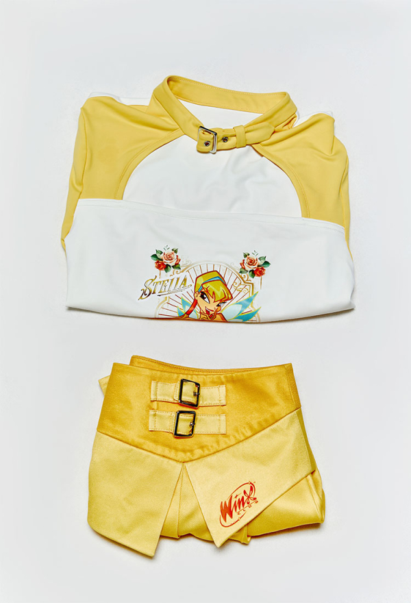 Officially Licensed Winx Club Stella Bodysuit with Skirt