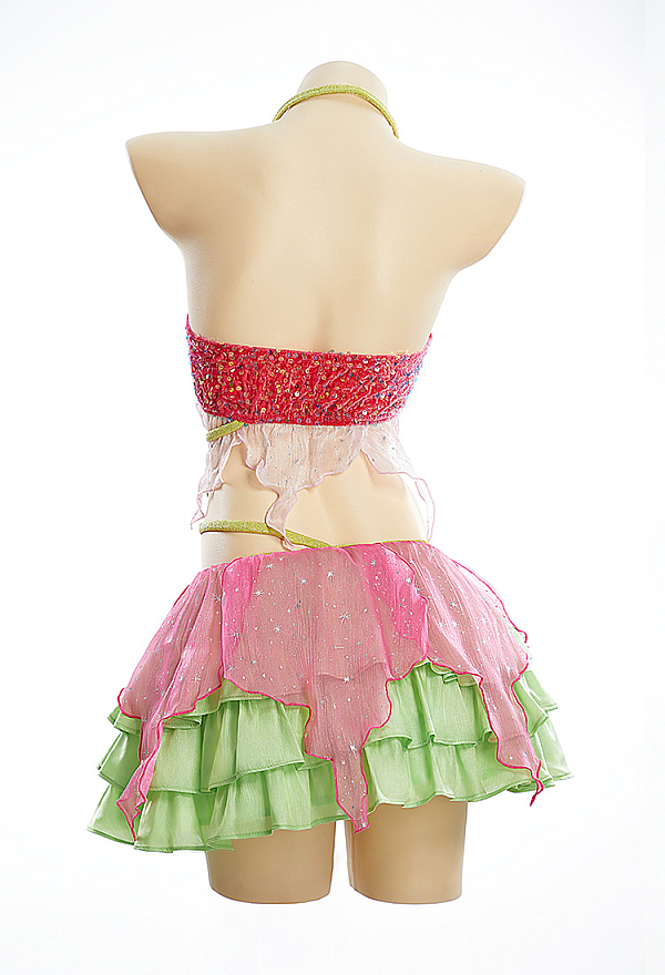 Officially Licensed Winx Club Believix Flora Cosplay Costume Set Officially Licensed Winx Club Believix Flora Cosplay Costume Set