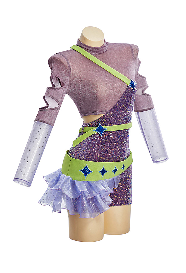 Officially Licensed Winx Club Believix Tecna Cosplay Costume Set Officially Licensed Winx Club Believix Tecna Cosplay Costume Set