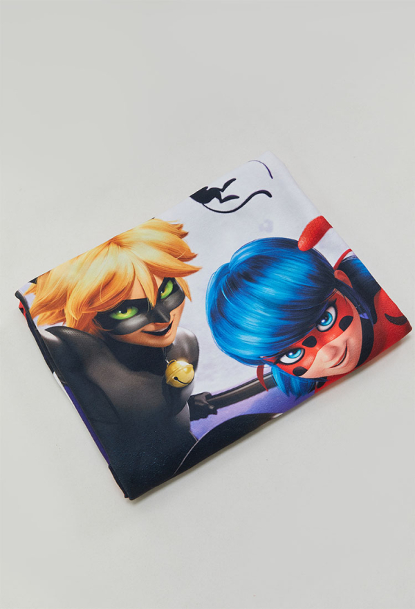Officially Licensed Miraculous Ladybug and Cat Noir Bath Towel