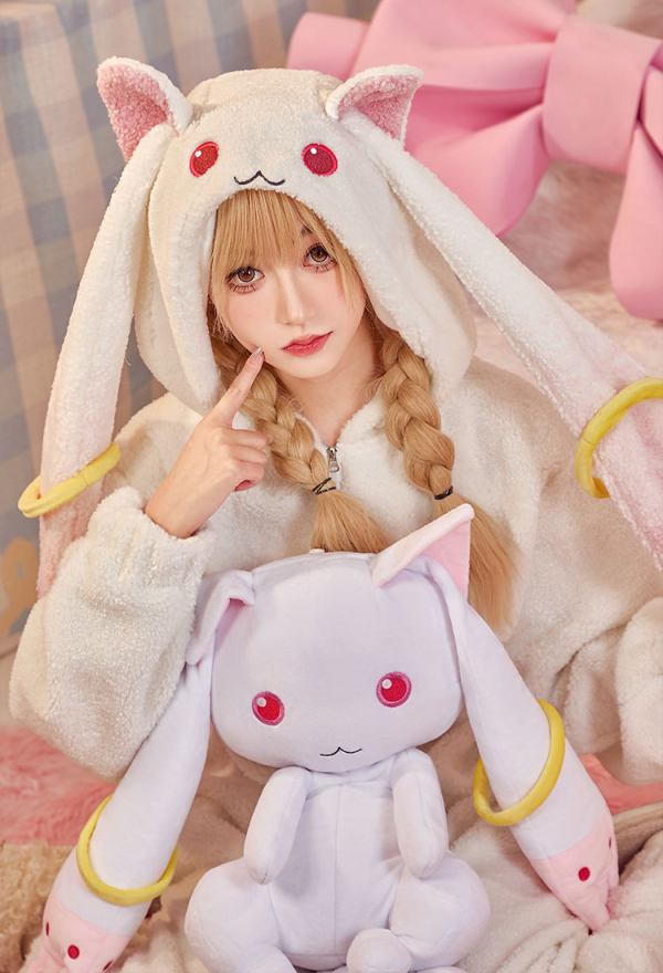 Officially Licensed Puella Magi Madoka Magica Kyubey Plush Backpack