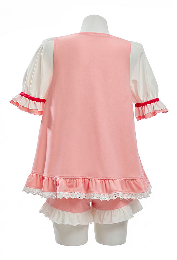 Officially Licensed Puella Magi Madoka Magica Short Sleeve Pajama Two-Piece Set Officially Licensed Puella Magi Madoka Magica Short Sleeve Pajama Two-Piece Set