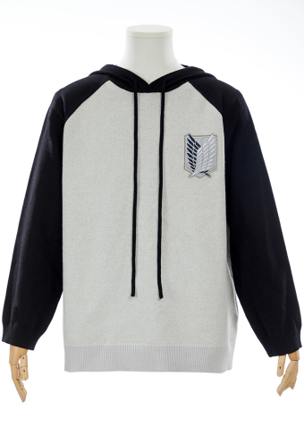 Officially Licensed Attack on Titan Wings of Freedom Unisex Hooded Sweater