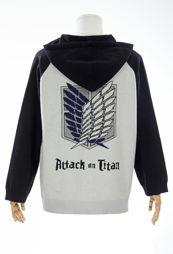 Officially Licensed Attack on Titan Wings of Freedom Unisex Hooded Sweater