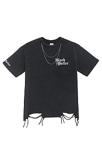 Officially Licensed Black Butler Sebastian and Ciel T-Shirt Unisex Black Tee